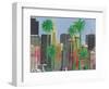 Palms in San Francisco-Jan Weiss-Framed Art Print