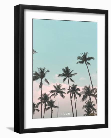 Palms in the City-PhotoINC Studio-Framed Art Print