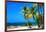 Palms on a White Sand Beach in Key West - Florida-Philippe Hugonnard-Framed Photographic Print