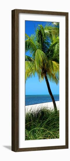 Palms on a White Sand Beach in Key West - Florida-Philippe Hugonnard-Framed Photographic Print