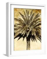 Palms on Brown V-null-Framed Photographic Print