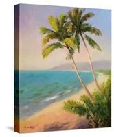 Palms On The Beach I-Karen Dupré-Stretched Canvas