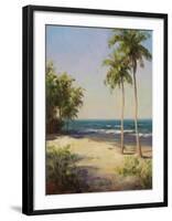 Palms On The Beach II-Karen Dupré-Framed Art Print