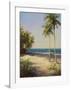 Palms On The Beach II-Karen Dupré-Framed Art Print