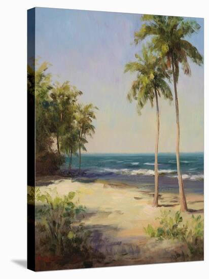 Palms On The Beach II-Karen Dupré-Stretched Canvas