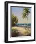 Palms on the Beach II-Karen Dupr?-Framed Art Print
