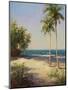 Palms on the Beach II-Karen Dupr?-Mounted Art Print