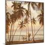 Palms on the Water I-John Seba-Mounted Art Print