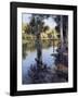 Palms on Water I-Larry Moore-Framed Giclee Print