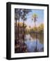 Palms on Water II-Larry Moore-Framed Giclee Print