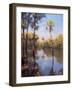 Palms on Water II-Larry Moore-Framed Giclee Print
