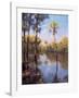 Palms on Water II-Larry Moore-Framed Giclee Print