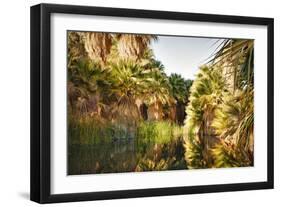 Palms Reflecting-Janice Sullivan-Framed Premium Giclee Print