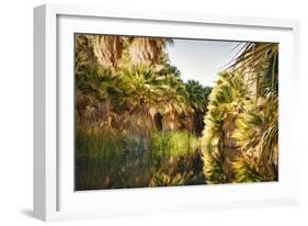 Palms Reflecting-Janice Sullivan-Framed Giclee Print