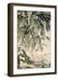 Palms Sumi on Paper-Jakuchu Ito-Framed Premium Giclee Print