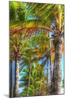 Palms Vertical-Robert Goldwitz-Mounted Photographic Print