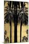 Palms with Gold I-Kate Bennett-Mounted Art Print