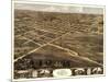 Palmyra, Missouri - Panoramic Map-Lantern Press-Mounted Art Print