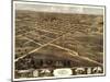 Palmyra, Missouri - Panoramic Map-Lantern Press-Mounted Art Print