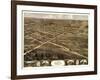 Palmyra, Missouri - Panoramic Map-Lantern Press-Framed Art Print