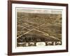 Palmyra, Missouri - Panoramic Map-Lantern Press-Framed Art Print