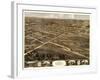 Palmyra, Missouri - Panoramic Map-Lantern Press-Framed Art Print