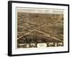 Palmyra, Missouri - Panoramic Map-Lantern Press-Framed Art Print