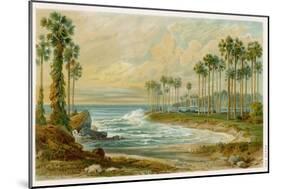 Palmyra Palms Provide Little Shade on a Sri Lanka Beach-Von Konigsbrunn-Mounted Photographic Print