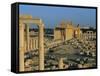 Palmyra, Ruins of Roman City, Syria, Middle East-Sylvain Grandadam-Framed Stretched Canvas