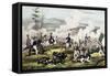 Palo Alto War Scene-null-Framed Stretched Canvas