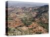 Palo Duro Canyon Landscape, Amarillo, Texas-Walter Bibikow-Stretched Canvas