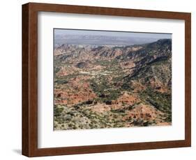 Palo Duro Canyon Landscape, Amarillo, Texas-Walter Bibikow-Framed Photographic Print