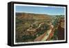 Palo Duro Canyon State Park, Texas - Aerial View of the Goodnight Trail, c.1941-Lantern Press-Framed Stretched Canvas