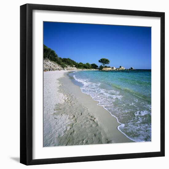 Palombaggia Beach, Near Porto Vecchio, South East Corsica, Corsica, France, Mediterranean, Europe-Stuart Black-Framed Photographic Print