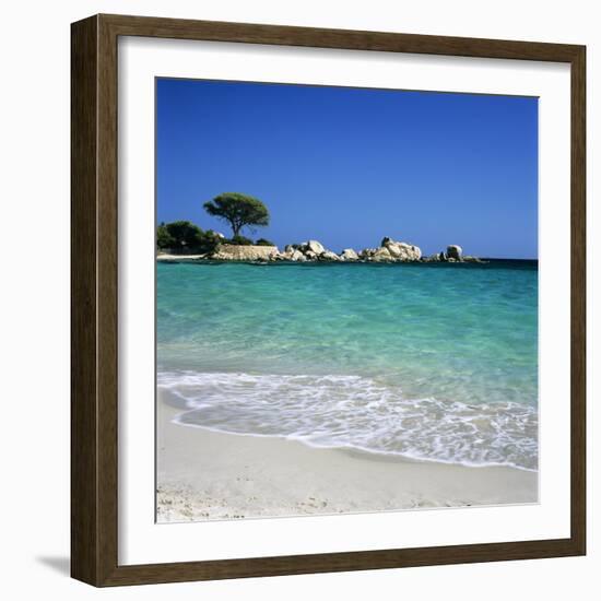 Palombaggia Beach, Near Porto Vecchio, South East Corsica, Corsica, France, Mediterranean, Europe-Stuart Black-Framed Photographic Print