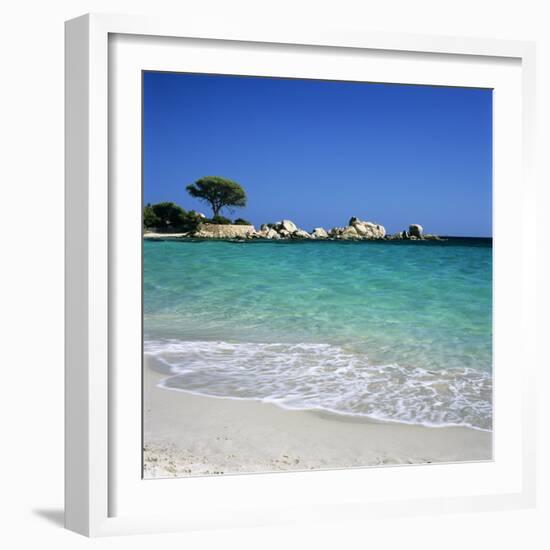 Palombaggia Beach, Near Porto Vecchio, South East Corsica, Corsica, France, Mediterranean, Europe-Stuart Black-Framed Photographic Print