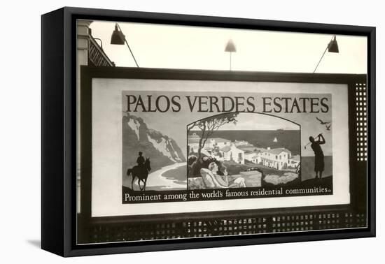 Palos Verdes Billboard-null-Framed Stretched Canvas