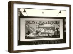 Palos Verdes Billboard-null-Framed Art Print