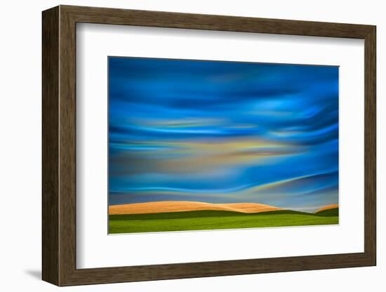 Palouse Abstract 1-Ursula Abresch-Framed Photographic Print