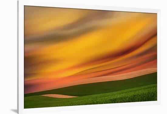 Palouse Abstract 2-Ursula Abresch-Framed Photographic Print