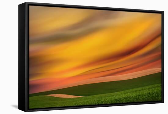 Palouse Abstract 2-Ursula Abresch-Framed Stretched Canvas