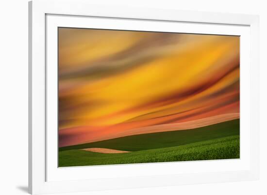 Palouse Abstract 2-Ursula Abresch-Framed Photographic Print