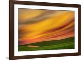 Palouse Abstract 2-Ursula Abresch-Framed Photographic Print