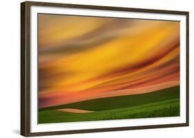 Palouse Abstract 2-Ursula Abresch-Framed Photographic Print