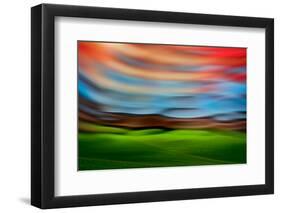 Palouse Abstract 3-Ursula Abresch-Framed Photographic Print