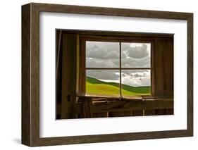 Palouse Barn-David Winston-Framed Giclee Print