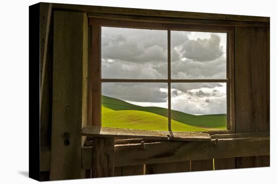 Palouse Barn-David Winston-Stretched Canvas