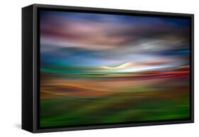 Palouse Evening Abstract-Ursula Abresch-Framed Stretched Canvas