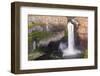 Palouse Falls State Park, Washington State, USA. Palouse falls pouring over cliffs.-Emily Wilson-Framed Photographic Print