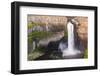 Palouse Falls State Park, Washington State, USA. Palouse falls pouring over cliffs.-Emily Wilson-Framed Photographic Print